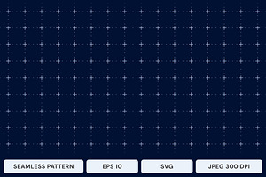 Dark technical dot and cross grid, an Illustration by SappiStudio