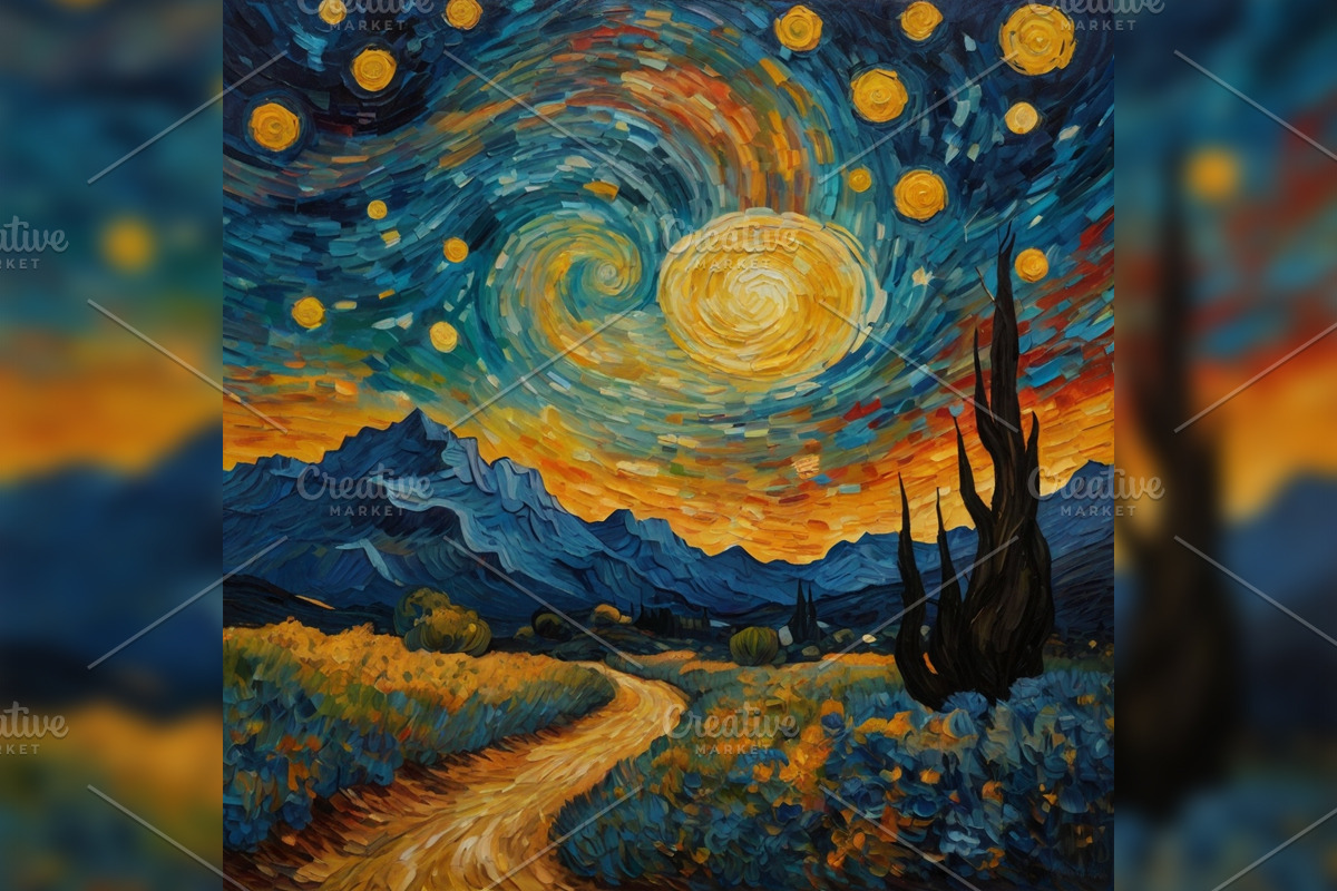 Mystic Art Midjourney Prompts, a Background Graphic by Design Laz (Photo 5 of 7)