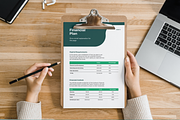 Dark Green Modern Business Plan, a Print Template by TheSimplySereneShop (Thumbnail 4 of 9)
