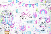 Nursery Clipart, baby shower clipart, an Animal Illustration by CaraulanStore (Thumbnail 1 of 8)