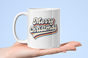 Retro Christmas Typography, a Seasonal Illustration by Kusumaillustration (Thumbnail 6 of 7)