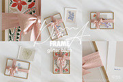 Frame Mockup | Ribbon Bow Gift, a Household Mockup by Stykke Studio (Thumbnail 2 of 6)