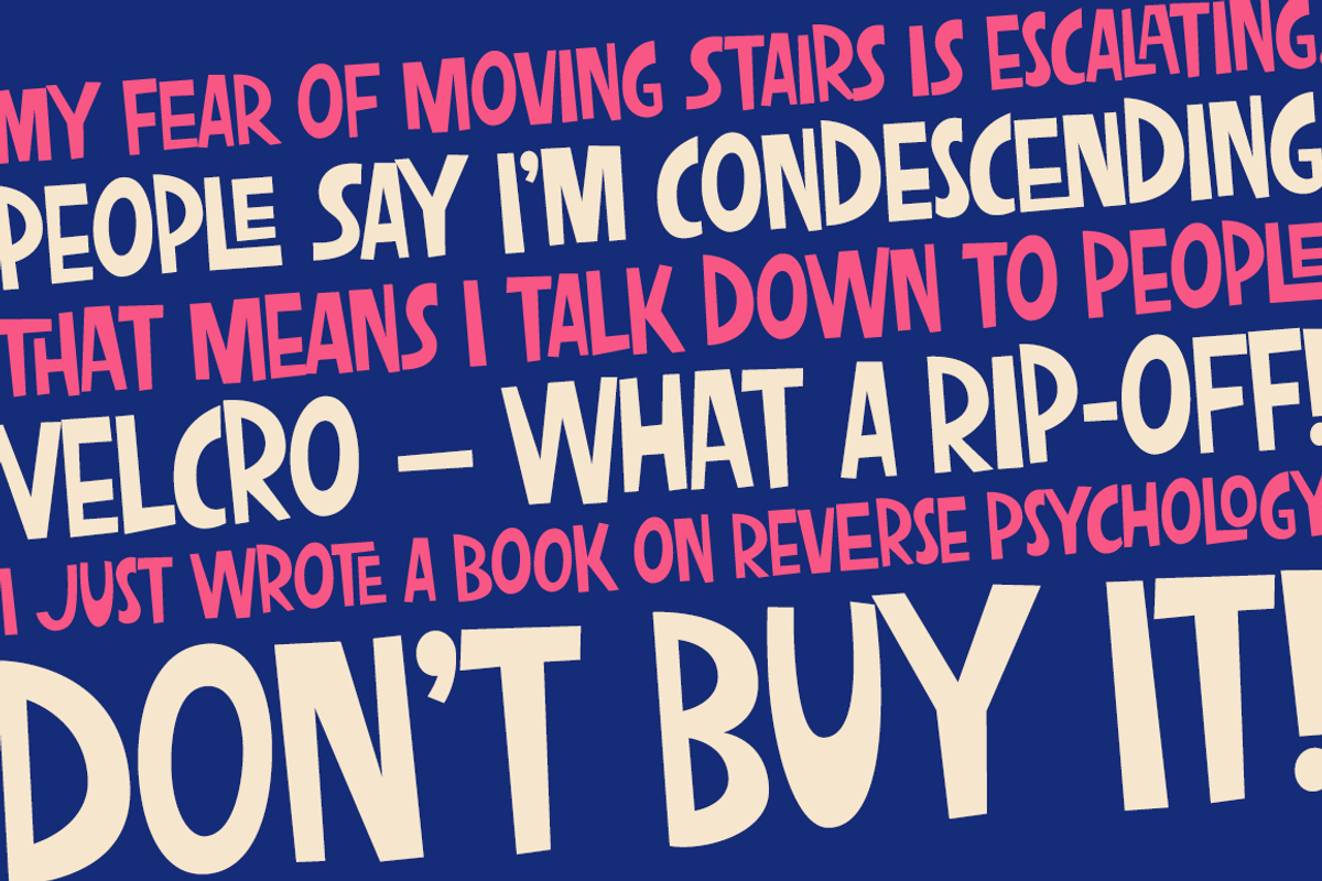 Uncanny Cat PB, a Font by Pink Broccoli (Photo 3 of 5)