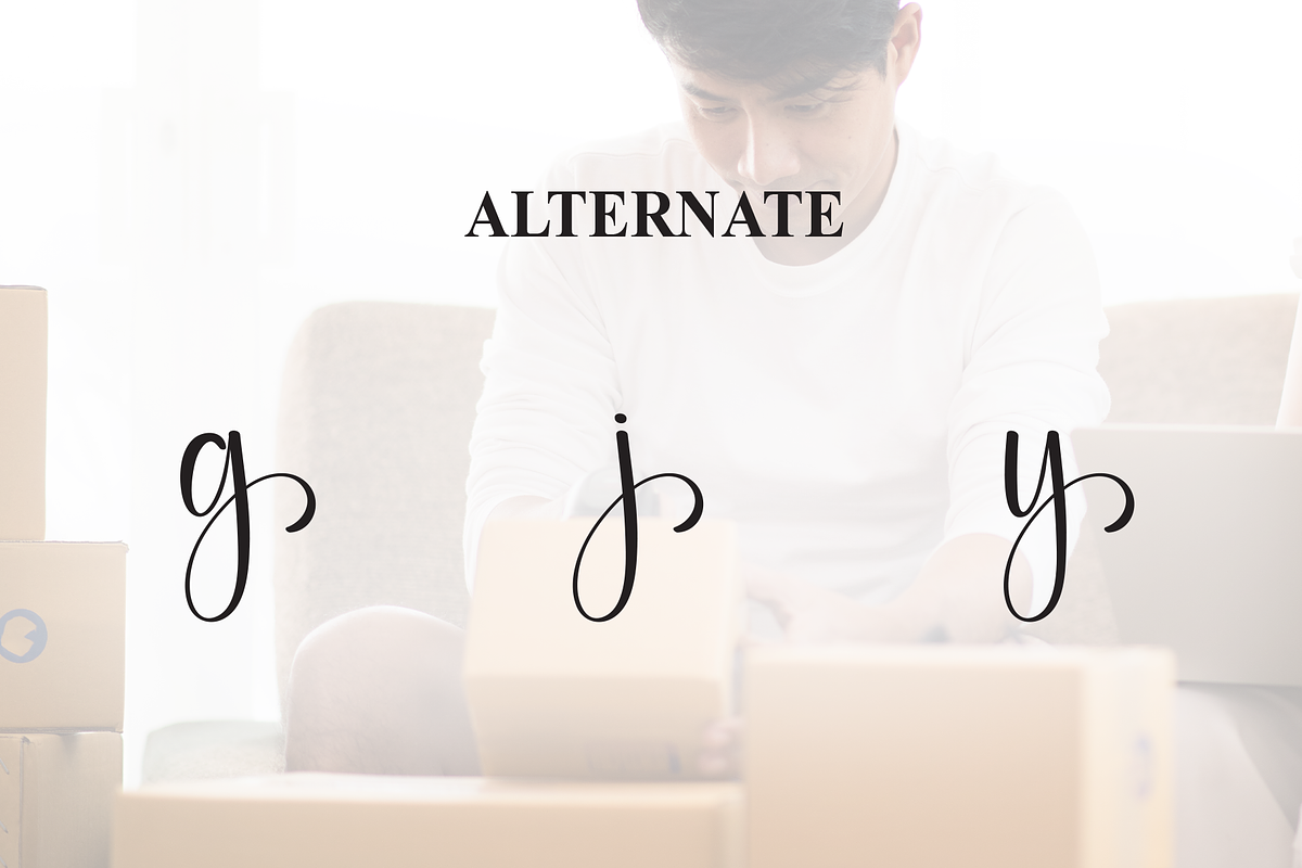 Delivery | Script Font, a Handwritten Font by Scratchones (Photo 8 of 9)