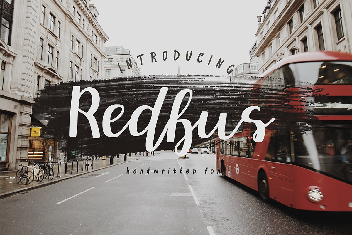 Redbus Handwritten Script