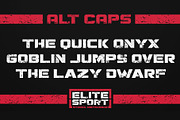 ELITE SPORT FONT SET, a Sans Serif Font by Alphabet Agency (Thumbnail 12 of 13)