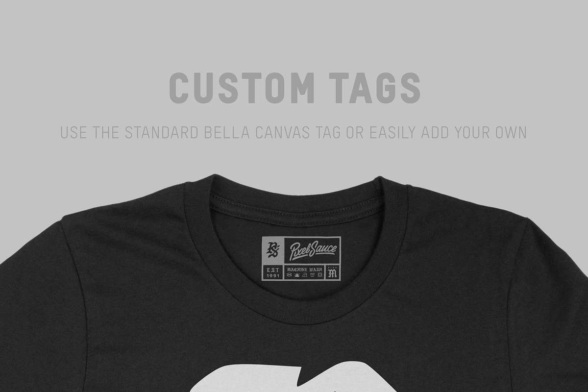 Bella Canvas 3001 T-Shirt Mock Ups, a Shirt Mockup by Pixel Sauce™ (Photo 7 of 7)