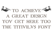 Victorian Alphabets H Plus Titivilus, a Serif Font by Intellecta Design (Thumbnail 3 of 5)