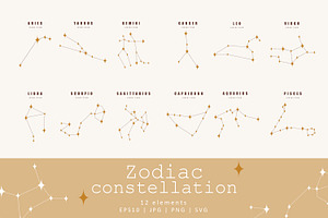 Zodiac Constellation Collection