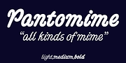 Pantomime, a Script Font by Alan Meeks Collection (Thumbnail 1 of 5)