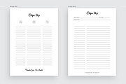 Minimal Sign Up Sheet, a Stationery Template by Amit Debnath (Thumbnail 5 of 6)