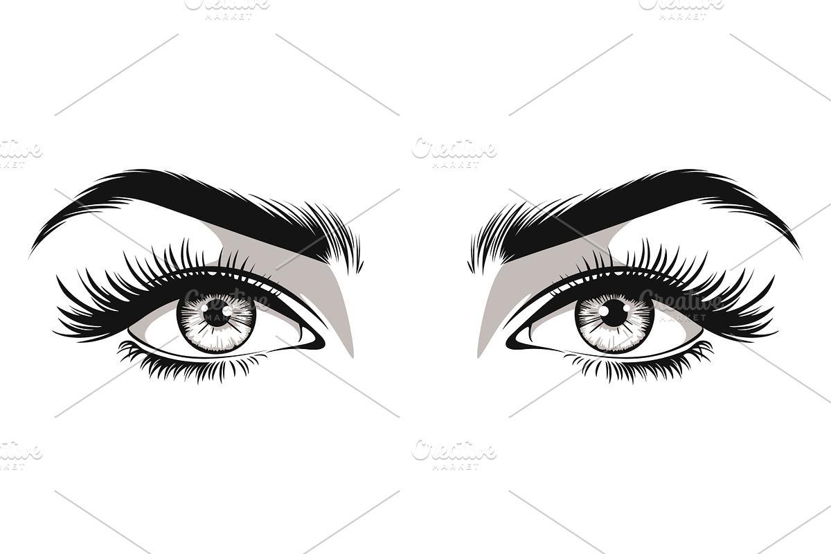 Vector Women's Eye., an Object Graphic by Gomolach (Photo 9 of 18)