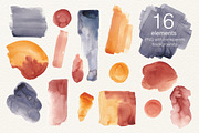 Warm Watercolor Abstract Collection, a Texture Graphic by NadyaKo (Thumbnail 3 of 5)