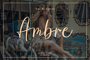 Ambre Script Font, a Script Font by Giant Design (Thumbnail 1 of 6)
