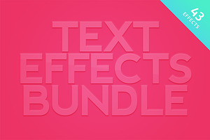 Text Effects Bundle For Photoshop