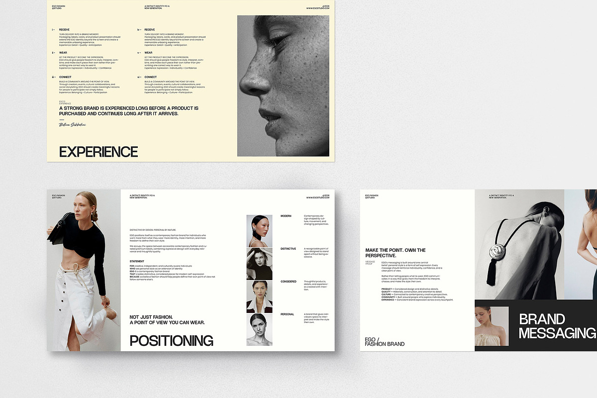 EGO Brand Strategy | CANVA, a Presentation Template by evgenystudio (Photo 3 of 11)