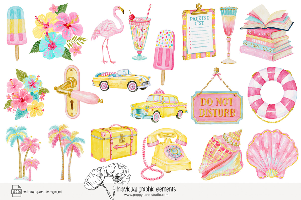125 vintage holiday clip art, a Seasonal Illustration by Poppy Lane Studio (Photo 7 of 11)