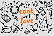 Food & Kitchen Hand-Drawn Doodle, a Food Illustration by Huza Studio (Thumbnail 8 of 10)