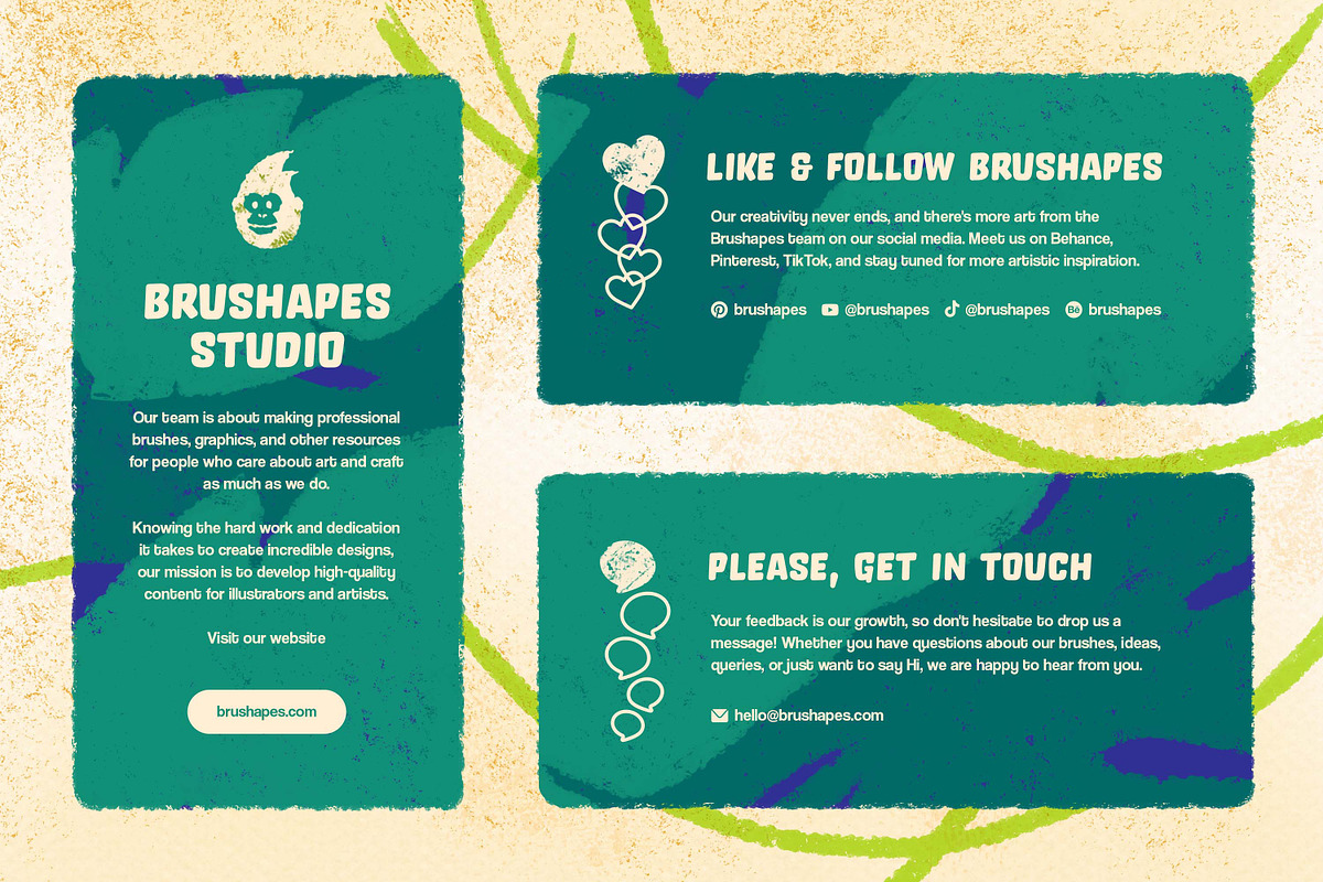 Joyful Crayon Photoshop Brushes, a Brush Add-On by brushapes.com (Photo 10 of 10)