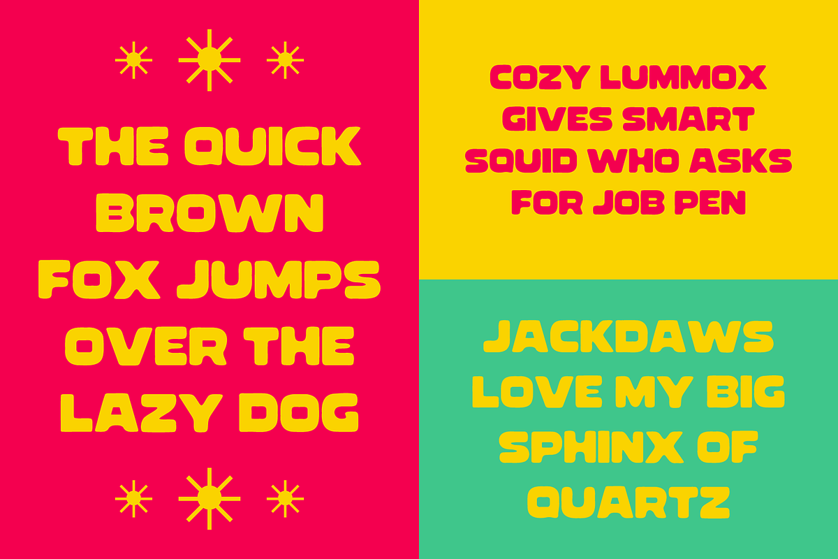 Junoa - Retro Display Font, a Sans Serif Font by HAN (Photo 5 of 10)