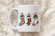 Christmas stockings PNG, an Illustration by Libby Wishes (Thumbnail 5 of 6)