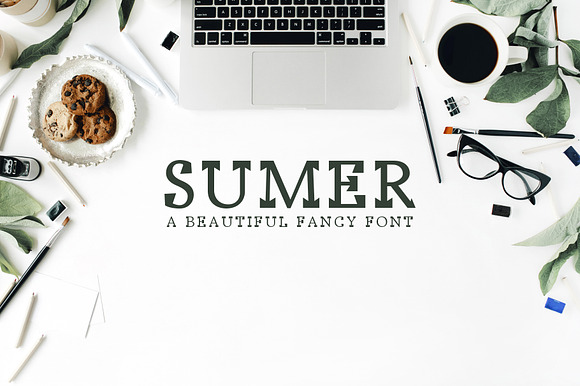 Sumer Fancy 3 Font Family preview 7