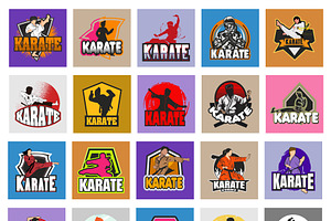 Karate Logo, a Branding & Logo Template by Vector Stall