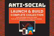 Anti-Social Canva Collection, a Social Media Template by WorkShy Studio (Thumbnail 1 of 18)