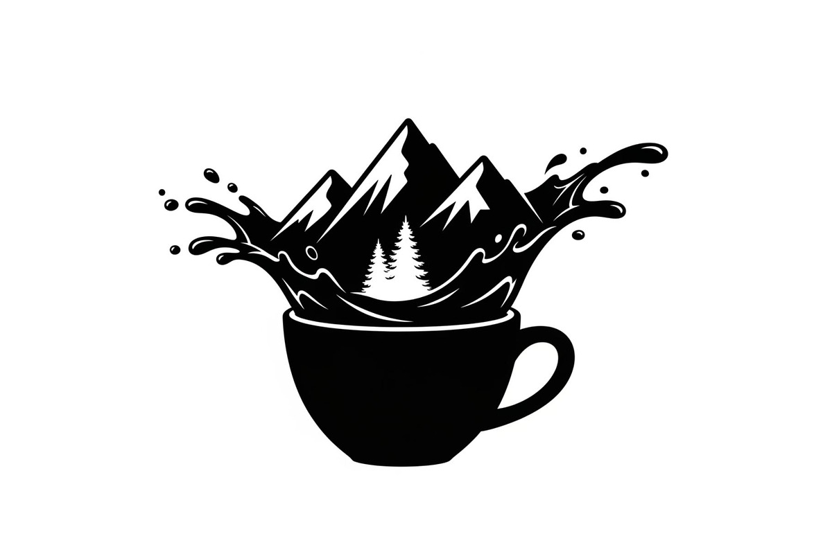 Mountain Coffee Cup Design Bundle, an Illustration by yasushie (Photo 4 of 31)