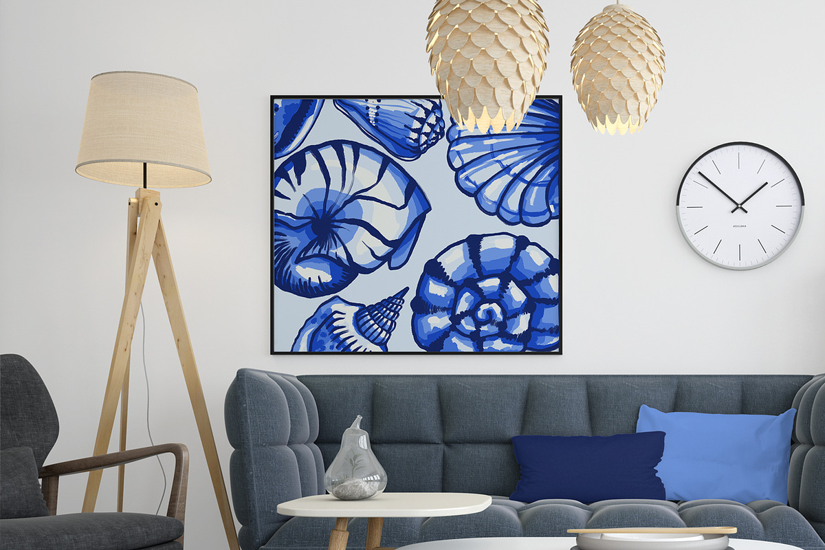 Nautical Delft Blue Collection, a Pattern Graphic by ArtPavo (Photo 10 of 12)