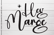 Hey Marge | Script Font