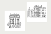Architecture Procreate stamp brushes, a Brush Add-On by Veronika Gotovceva (Thumbnail 8 of 9)