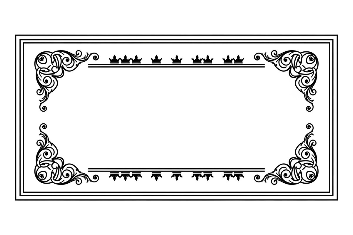 Classic Border Frame SVG Bundle, an Illustration by yasushie (Photo 15 of 28)