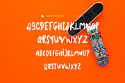 Warough - Paint Rough Font, a Handwritten Font by Dhabee (Thumbnail 2 of 9)