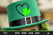 Shamrock SVG Heart Cut Files, an Object Graphic by ClipartMuchLove (Thumbnail 4 of 5)