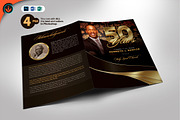 Black and Gold Pastor Anniversary, a Brochure Template by SeraphimChris (Thumbnail 1 of 6)