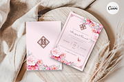Asian Floral Wedding Invite - B5A, an Invitation Template by YeeqsWedding (Thumbnail 3 of 5)