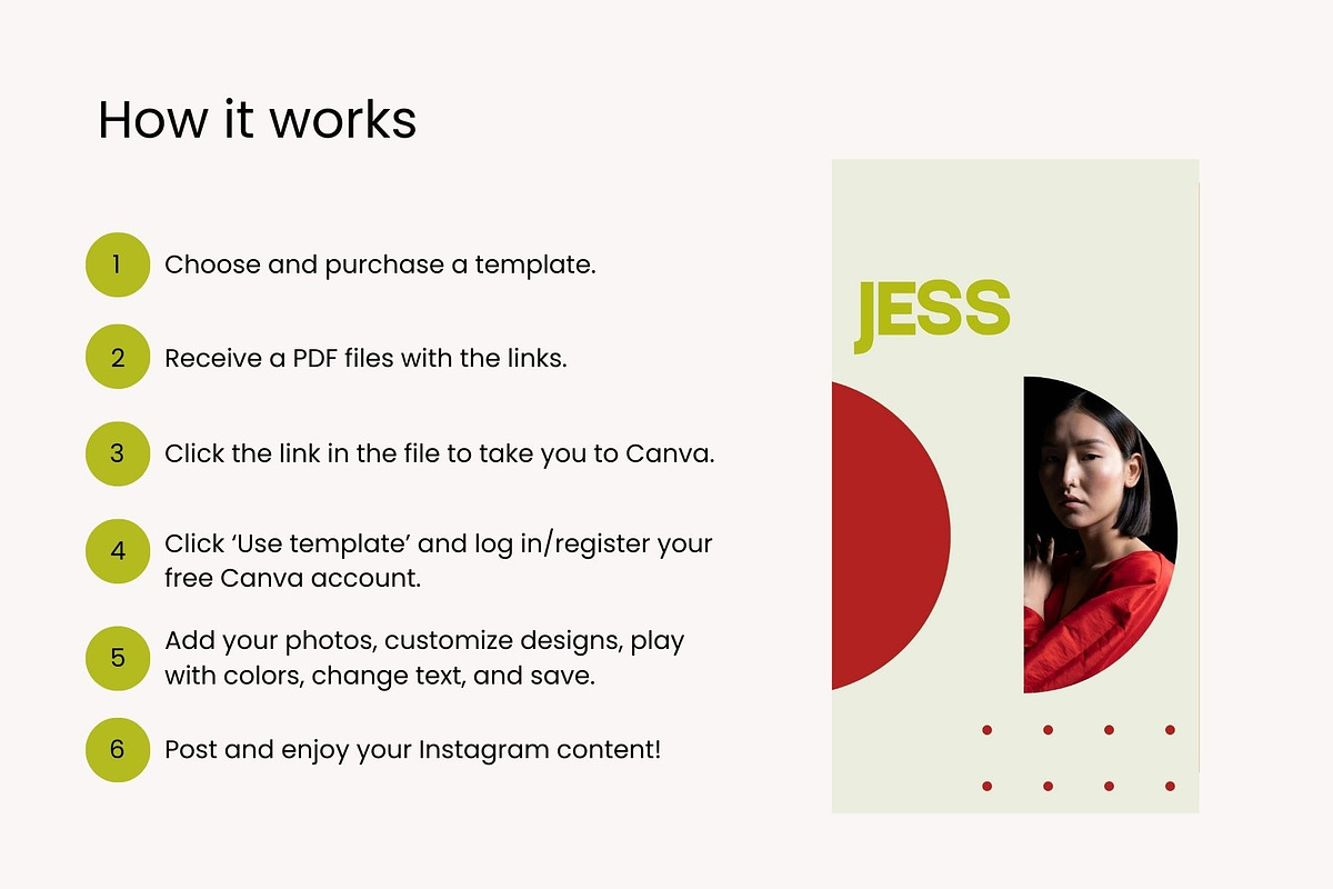 Bold Red Instagram Template Kit, a Social Media Template by Yaaas Design (Photo 11 of 12)