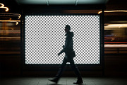 Subway Billboard Mockup, an Advertising Mockup by Designer Dude (Thumbnail 2 of 2)