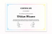 Certificate Set with Simple Frame, a Print Template by McLittle Stock (Thumbnail 5 of 5)