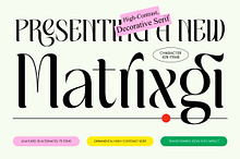 Matrixgi High-Contrast Decorative