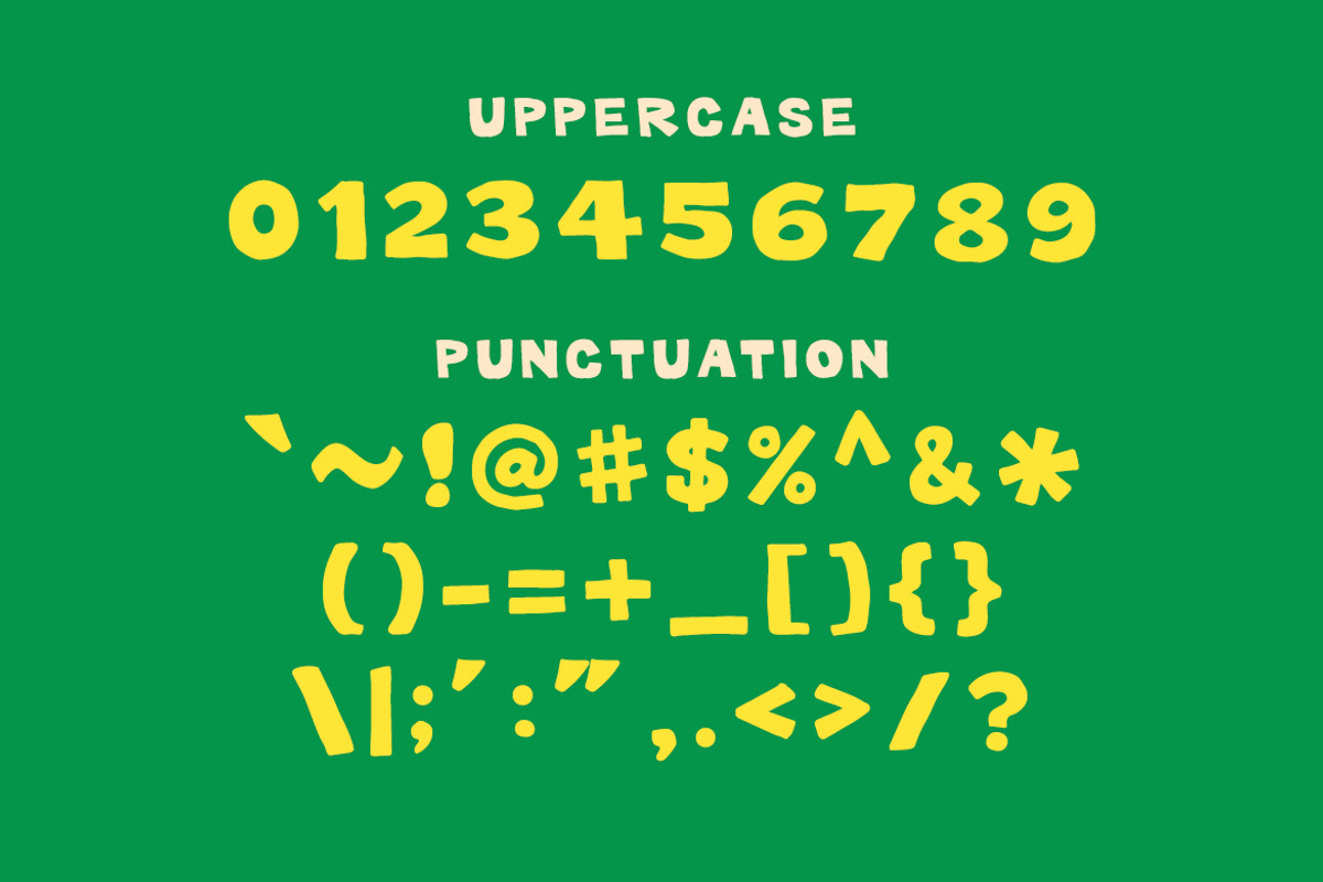 WOBBLY WONKY – Quirky Display Font, a Handwritten Font by decographstud (Photo 6 of 7)