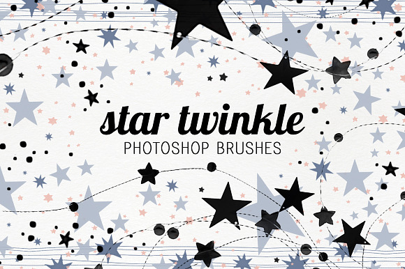 Twinkle Stars photoshop brushes preview 3