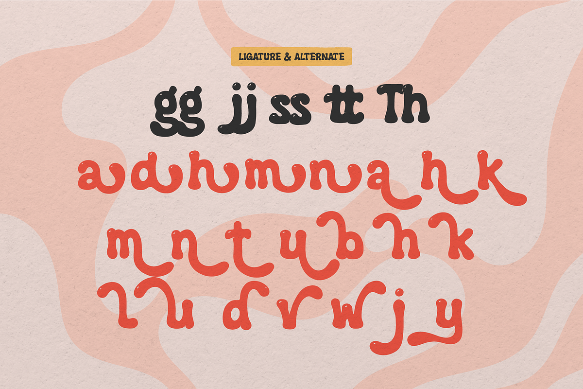 Poppy Boo | Bubbly And Playful Font, a Handwritten Font by Denustudios (Photo 11 of 12)
