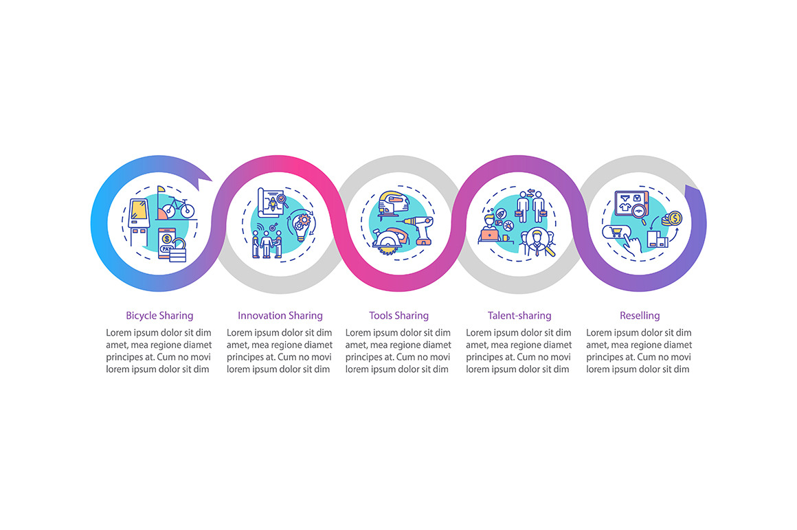 Peer to peer lending infographic, a Templates & Theme by IMG Visuals