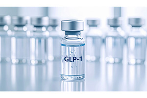 GLP-1 medicine vial representing, a Health & Medical Photo by Igor Tichonow