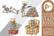 Sarcastic Dad Bones Sublimation, a Seasonal Illustration by Artnoy (Thumbnail 11 of 18)