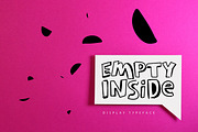 Empty Inside, a Handwritten Font by chekart (Thumbnail 1 of 9)