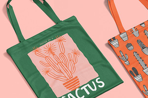 Cactus Patterns, Graphics & More