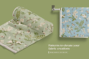 Gentle Spring with White Flowers, a Pattern Graphic by Yello_illustration (Thumbnail 15 of 16)